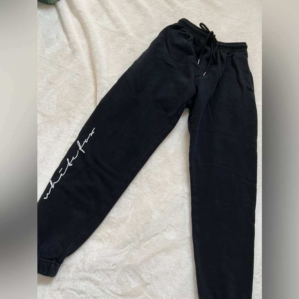 white fox sweatpants set
